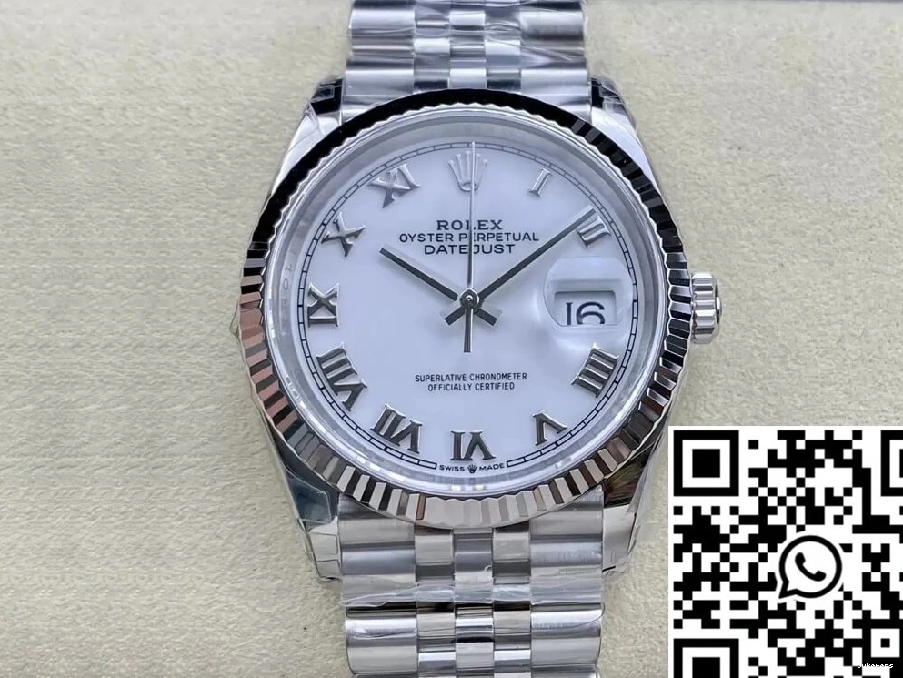 Rolex Factory Datejust VS White 36MM M126234-0025 Dial 0204